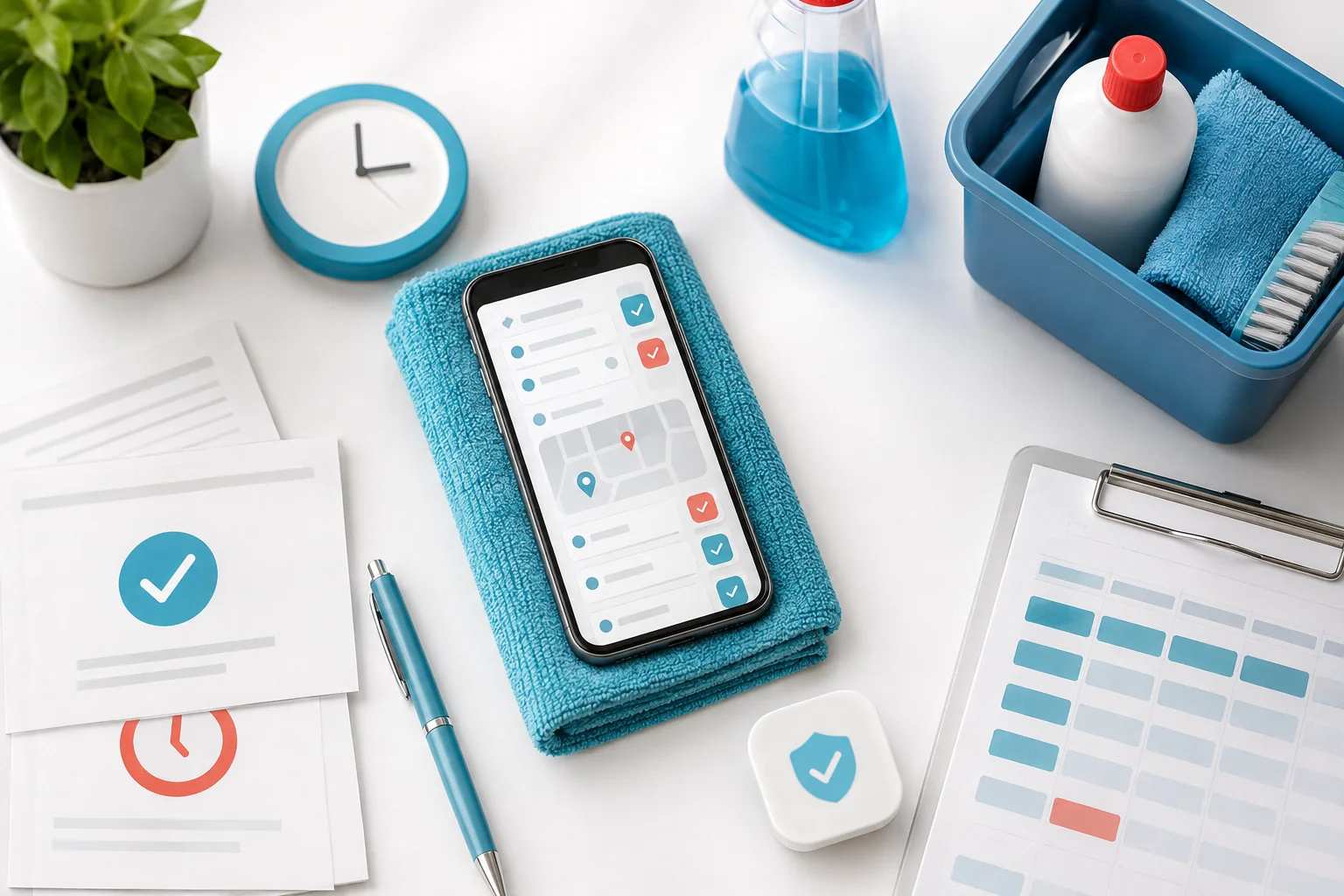 Illustration de l'article Comment conserver une preuve horodatée des interventions de nettoyage ?
