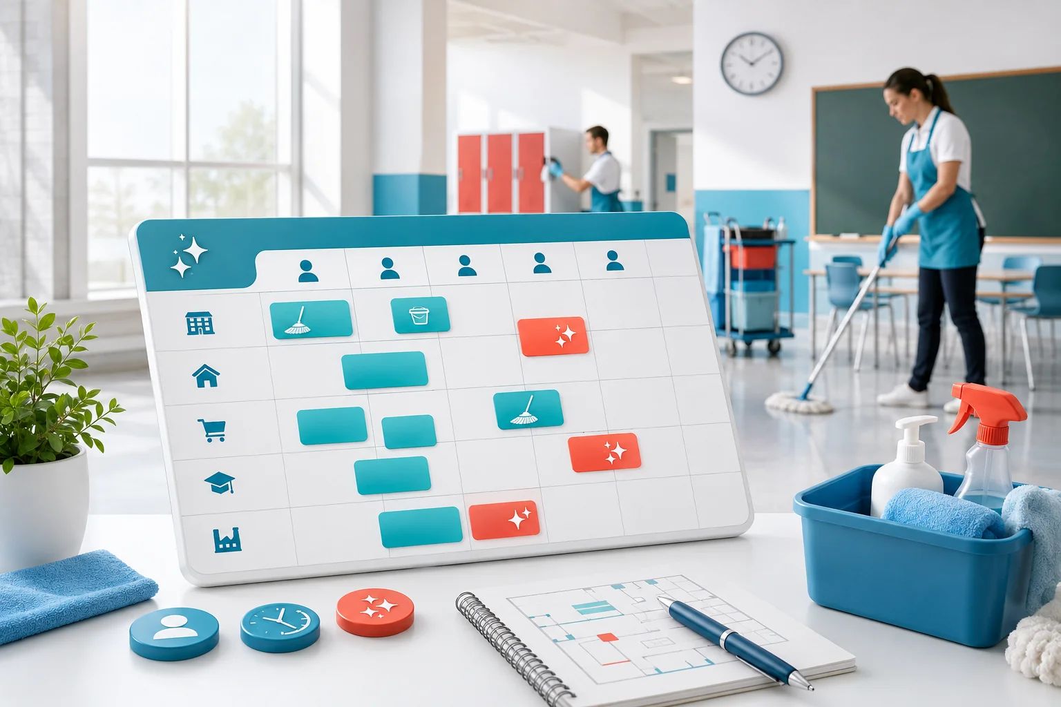 Illustration de l'article Comment organiser le nettoyage d’une école ou d’un établissement scolaire ?