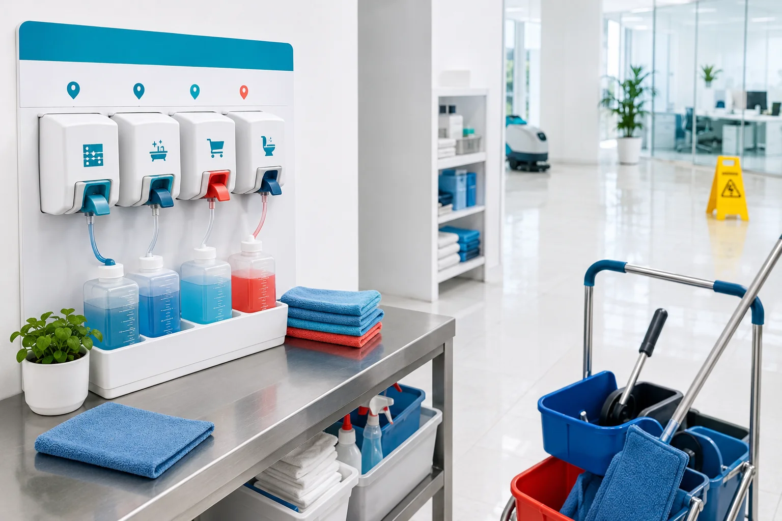 Illustration de l'article Comment réduire le gaspillage de produits de nettoyage ?