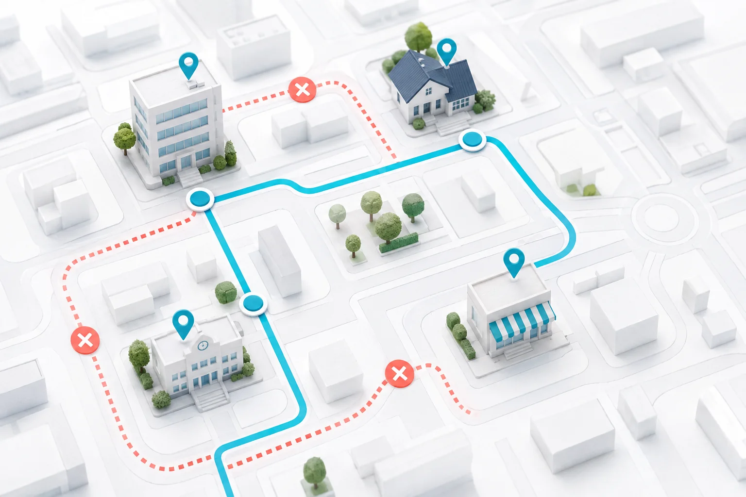 Illustration de l'article Comment optimiser les déplacements des agents entre les chantiers ?