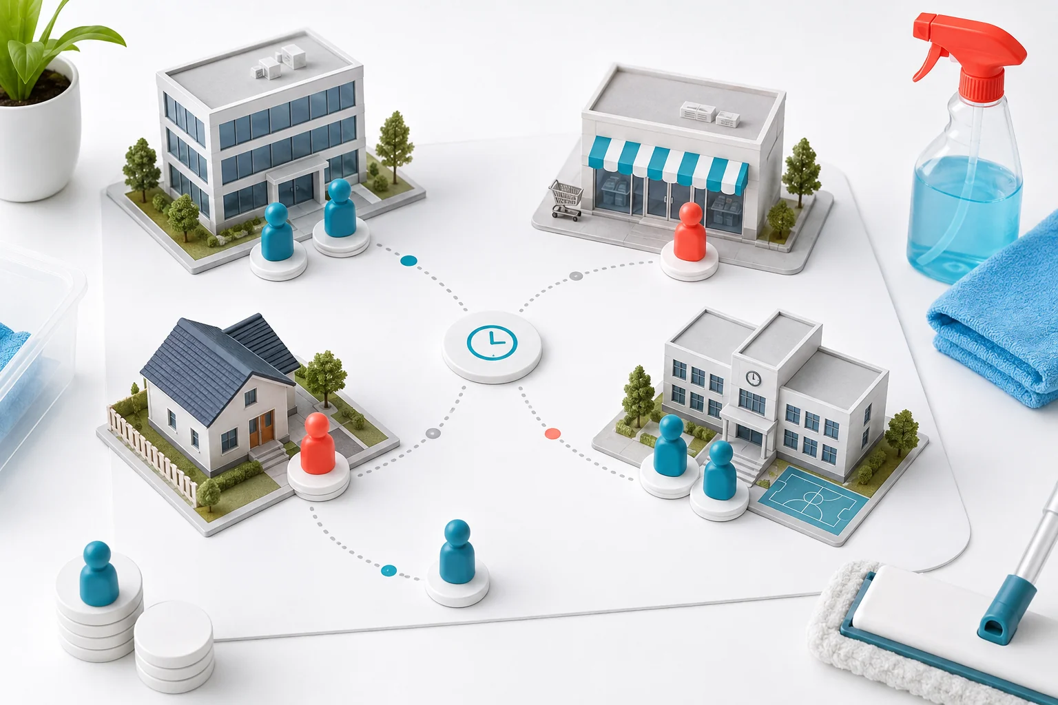 Illustration de l'article Comment organiser le planning de ses agents de nettoyage ?