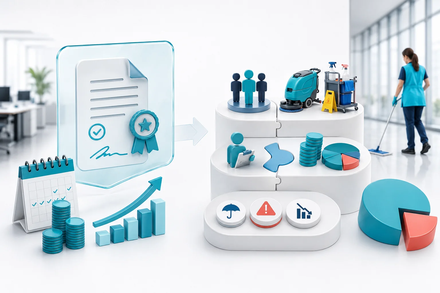 Illustration de l'article Comment savoir si un appel d'offres de nettoyage est rentable ?