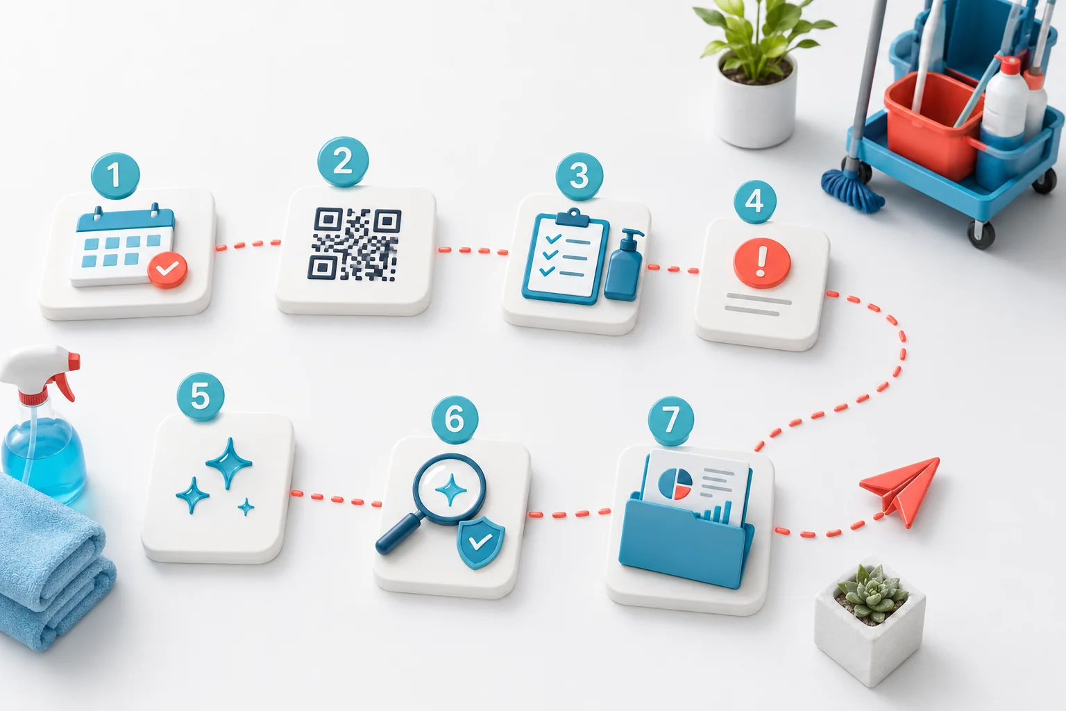 Illustration de l'article Comment assurer la traçabilité des prestations de nettoyage ?